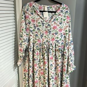H&M Floral Shirt Dress